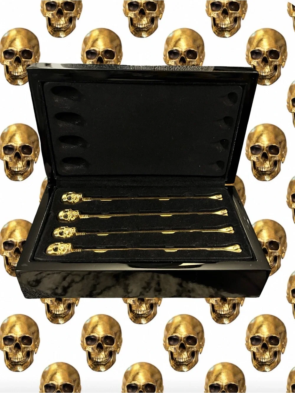 Set of 4 D.L. & Co. Gold Stirrers